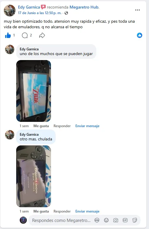 Reseña de Edy Garnica en Facebook
